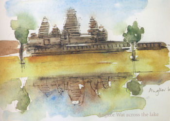 Vietnam and Cambodia Sketchbook by Jenny Pery
